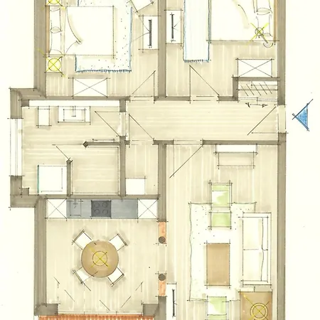 Appartement Brise Parkresidenz Zwei Linden App 04 *
